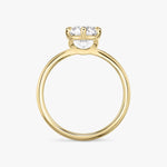 Load image into Gallery viewer, Round Cut - Plain Band - 6 Prong Classic Ring - 18 K Gold