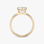 Load image into Gallery viewer, Round Cut - Plain Band - 6 Prong Classic Ring - 18 K Gold