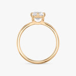 Load image into Gallery viewer, Pear Cut - Plain Band - 6 Prong Classic Ring - 14 K Gold
