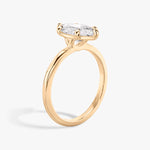 Load image into Gallery viewer, Marquise Cut - Plain Band - 6 Prong Classic Ring - 14 K Gold