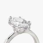 Load image into Gallery viewer, Marquise Cut - Plain Band - 6 Prong Classic Ring - 14 K Gold
