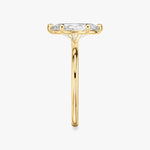 Load image into Gallery viewer, Marquise Cut - Plain Band - 6 Prong Classic Ring - 14 K Gold