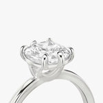 Load image into Gallery viewer, Cushion Cut - Plain Band - 6 Prong Classic Ring - 14 K Gold