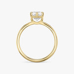 Load image into Gallery viewer, Cushion Cut - Plain Band - 6 Prong Classic Ring - 18 K Gold