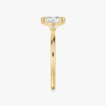 Load image into Gallery viewer, Cushion Cut - Plain Band - 6 Prong Classic Ring - 18 K Gold