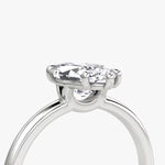 Load image into Gallery viewer, Marquise Cut - Plain Band - Classic Engagement Ring- 18 K Gold