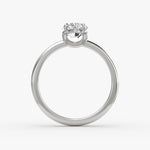 Load image into Gallery viewer, Marquise Cut - Plain Band - Classic Engagement Ring- 18 K Gold