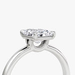 Load image into Gallery viewer, Radiant Cut - Plain Band - Classic Engagement Ring- 14 K Gold