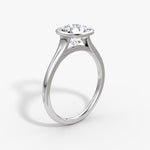 Load image into Gallery viewer, Cushion Cut - Bezel Ring - 14 K Gold
