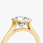Load image into Gallery viewer, Oval Cut - Bezel Ring - 18 K Gold