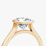 Load image into Gallery viewer, Oval Cut - Bezel Ring - 14 K Gold