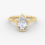 Load image into Gallery viewer, Pear Cut - Bezel Ring
