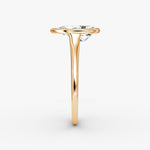 Load image into Gallery viewer, Pear Cut - Bezel Ring - 18 K Gold
