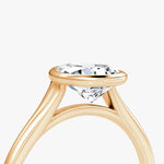 Load image into Gallery viewer, Pear Cut - Bezel Ring - 14 K Gold