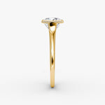 Load image into Gallery viewer, Princess Cut - Bezel Ring - 14 K Gold
