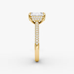 Load image into Gallery viewer, Emerald Cut - Royal Pave Ring - 18 K Gold