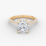 Load image into Gallery viewer, Radiant Cut - Royal Pave Ring