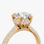Load image into Gallery viewer, Round Cut - Royal Pave Ring - 18 K Gold