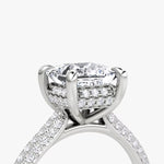 Load image into Gallery viewer, Princess Cut - Royal Pave Ring - 18 K Gold