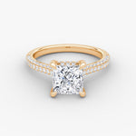 Load image into Gallery viewer, Princess Cut - Royal Pave Ring