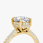 Load image into Gallery viewer, Oval Cut - Royal Pave Ring - 18 K Gold