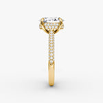 Load image into Gallery viewer, Oval Cut - Royal Pave Ring - 18 K Gold