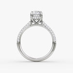 Load image into Gallery viewer, Lab Diamond Oval Cut - Royal Pave Ring