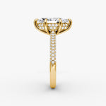 Load image into Gallery viewer, Marquise Cut - Royal Pave Ring - 14 K Gold