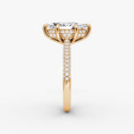 Load image into Gallery viewer, Marquise Cut - Royal Pave Ring - 14 K Gold