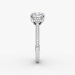 Load image into Gallery viewer, Cushion Cut - Royal Pave Ring - 18 K Gold