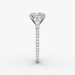 Load image into Gallery viewer, Princess Cut - Pave Band - Cluster Ring - 18 K Gold