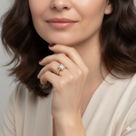 Load image into Gallery viewer, Radiant Cut - Bezel Ring - 18 K Gold