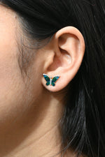 Load image into Gallery viewer, Butterfly Stud Earrings