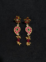Load image into Gallery viewer, Kundan Earrings – Solid 925 Sterling Silver 16 Gram