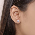 Load image into Gallery viewer, 1.9 Carat Solitaire Earrings