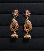 Load image into Gallery viewer, Kundan Earrings – Solid 925 Sterling Silver 32 Gram