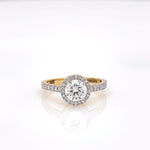 Load image into Gallery viewer, 1.47 Carat Halo Engagement Ring
