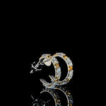 Load image into Gallery viewer, 0.77 Carat Hoop Earrings