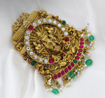 Load image into Gallery viewer, Temple Jewellery Ram Darbaar Pendant – Solid 925 Sterling Silver 80 Grams