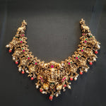 Load image into Gallery viewer, Temple Jewellery Ram Darbaar – Solid 925 Sterling Silver Necklace 170 Grams
