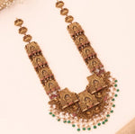 Load image into Gallery viewer, Temple Jewellery Lakshmi – Solid 925 Sterling Silver Necklace 240 Grams