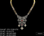 Load image into Gallery viewer, Elegant Floral Cascade Necklace – 925 Silver with AAA Cubic Zirconia
