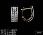 Load image into Gallery viewer, Hoop Earrings – 925 Silver with AAA Cubic Zirconia