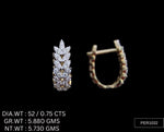 Load image into Gallery viewer, Hoop Earrings – 925 Silver with AAA Cubic Zirconia