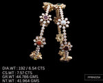 Load image into Gallery viewer, Floral Cascade Statement Bangles – 925 Silver with AAA Cubic Zirconia