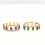 Load image into Gallery viewer, 0.54 Carat Diamonds Cocktail Ring