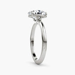 Load image into Gallery viewer, Oval Cut - Plain Band - Classic Engagement Ring- 14 K Gold