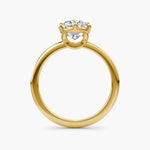 Load image into Gallery viewer, Oval Cut - Plain Band - 6 Prong Classic Ring - 14 K Gold