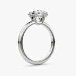 Load image into Gallery viewer, Oval Cut - Plain Band - 6 Prong Classic Ring - 18 K Gold