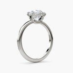Load image into Gallery viewer, Round Cut - Plain Band - 6 Prong Classic Ring - 14 K Gold